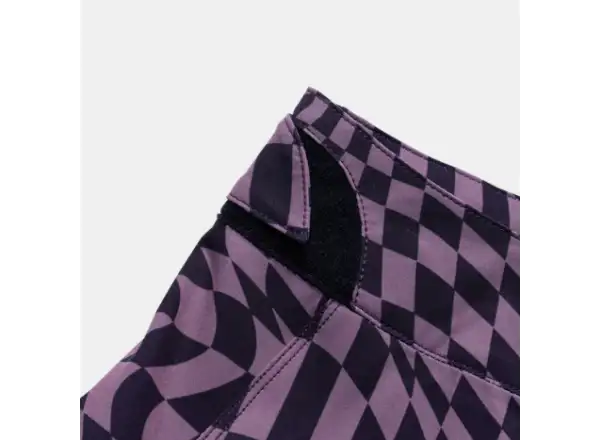 Troy Lee Designs Lilium Twisted Checkers women's MTB pants Deep Purple