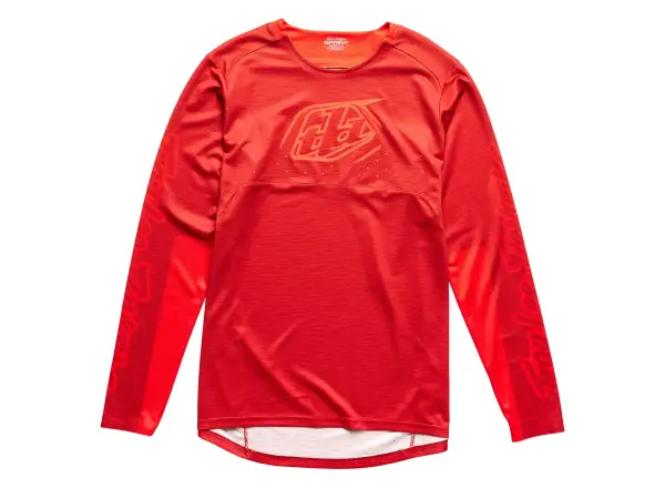 Troy Lee Designs Sprint Icon jersey long sleeve Fire Orange SAMPLE