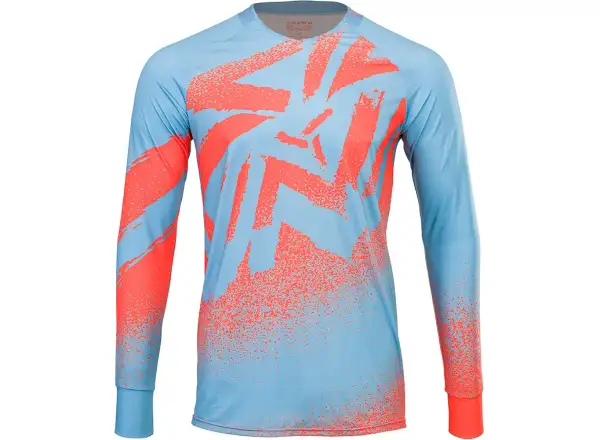 Silvini Cortino men's long sleeve jersey blue/orange