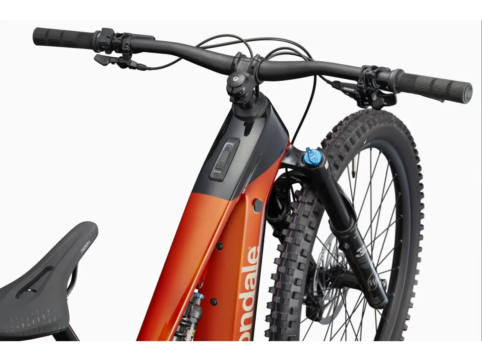Cannondale Moterra Carbon LT 1 full-suspension e-bike Fire Orange (FOR)