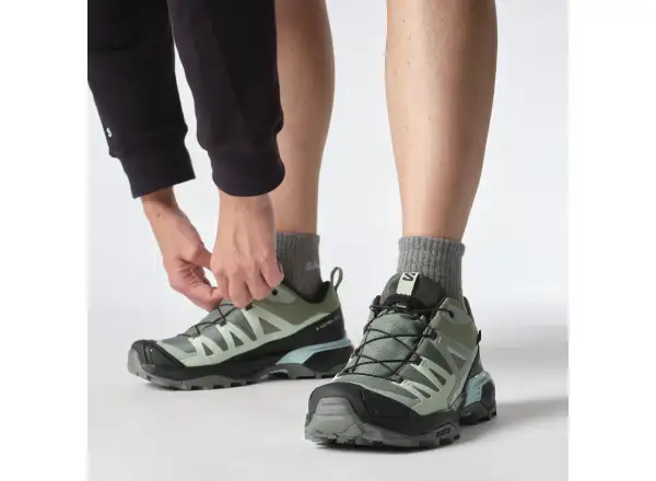 Salomon X Ultra 360 GTX women's hiking shoes Sedona Sage/Black/Sea Foam