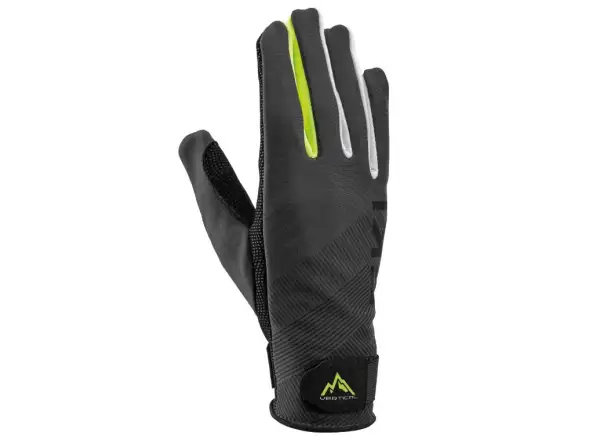 Leki Guide gloves Charcoal/Neon yellow/White