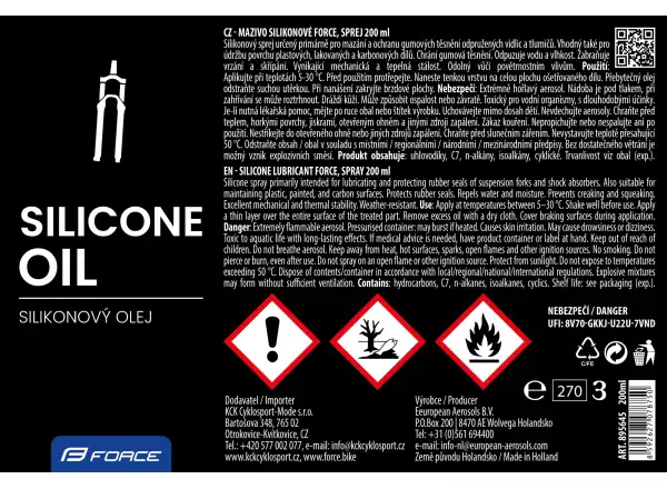 Force silicone oil spray 200 ml