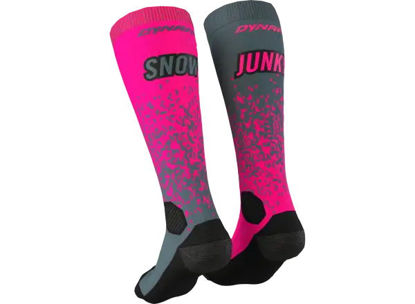 Dynafit Free Touring ski socks Flamingo/Gradient