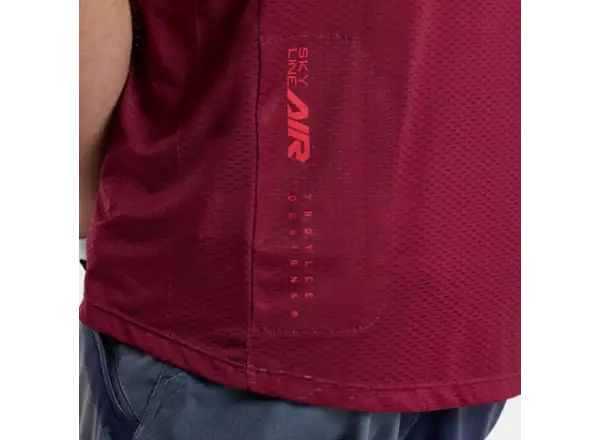 Troy Lee Designs Skyline Air Mono men's jersey short sleeve Oxblood