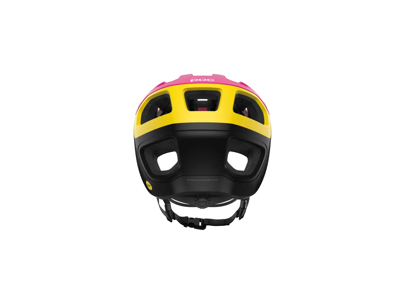 POC Cularis Pure helmet Rhos Red Matt/Citrine Yellow Matt