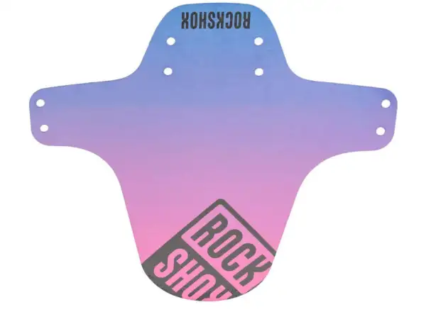 Rock Shox AM Fender front fender Blue Pink Fade / Black Logo