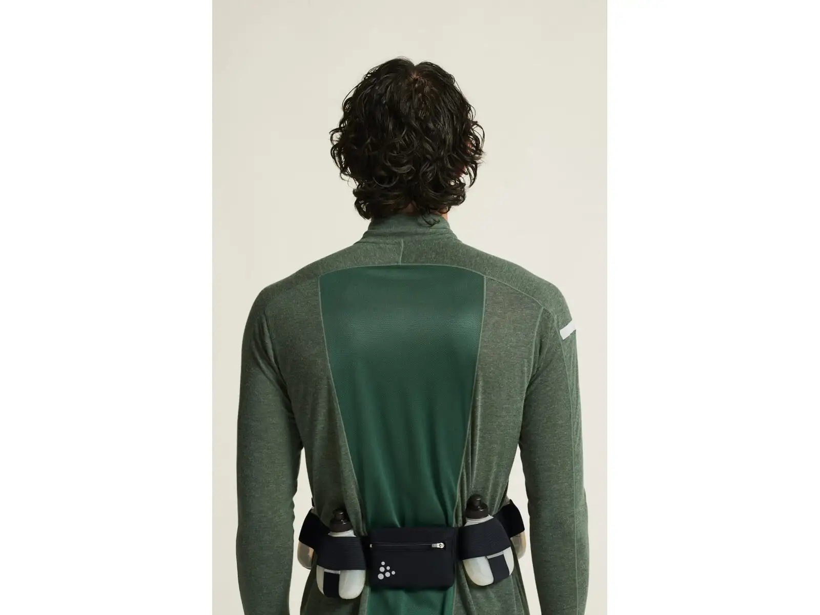 Craft ADV SubZ Wool men's running shirt long sleeve green