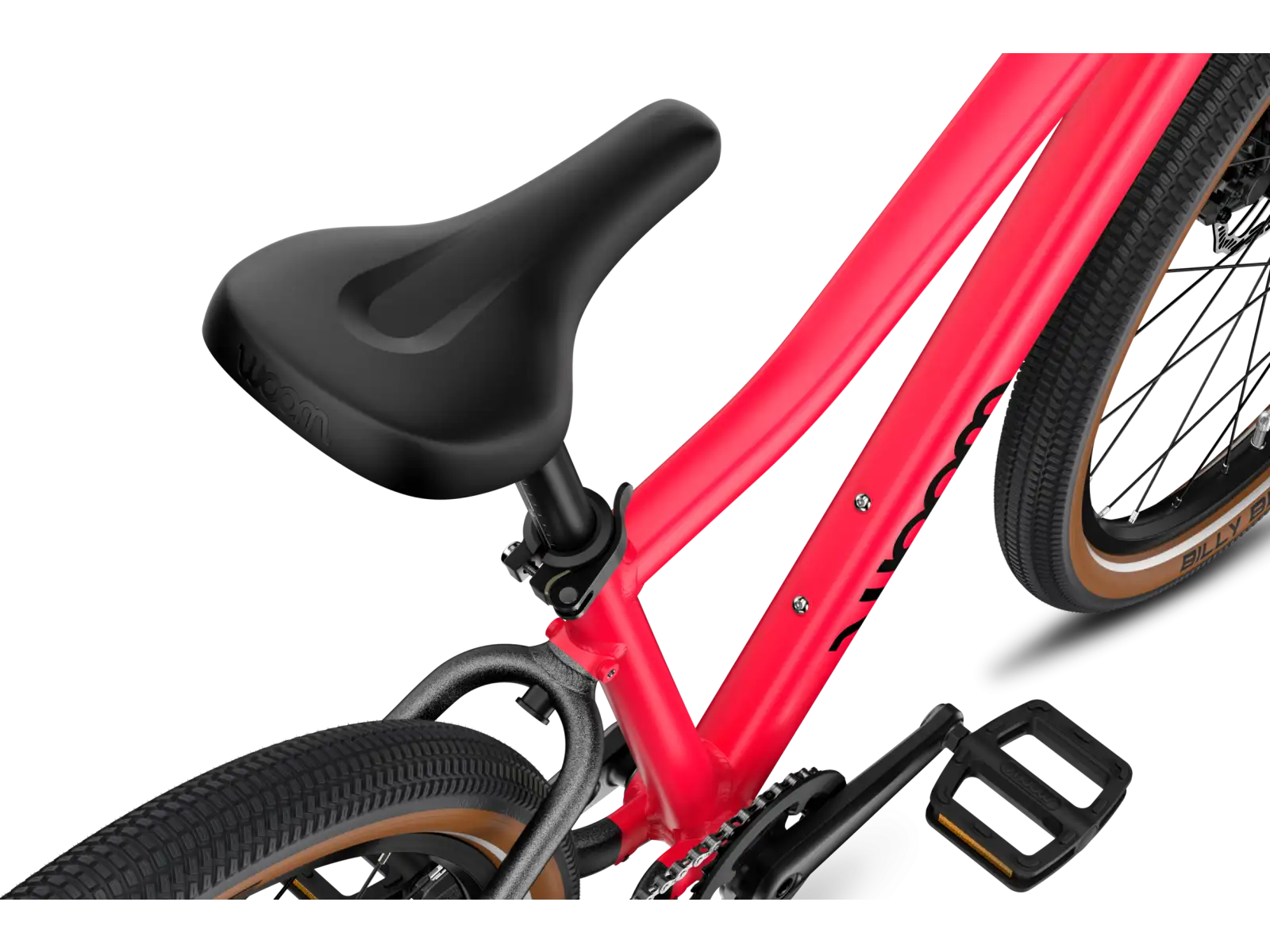 Woom 6 EXPLORE kids bike neon pink