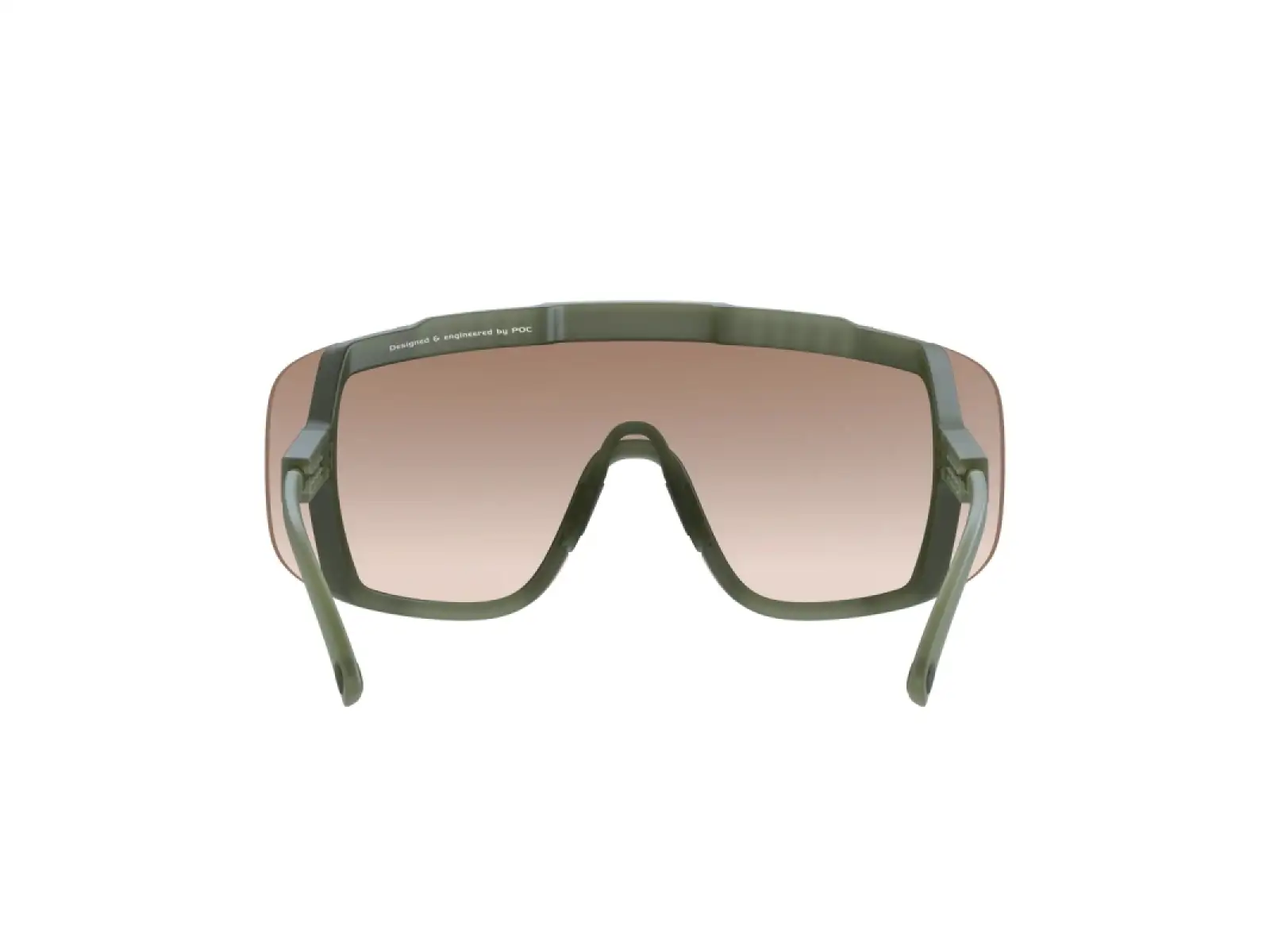POC Devour cycling glasses Epidote Green/Translucent Brown Silver