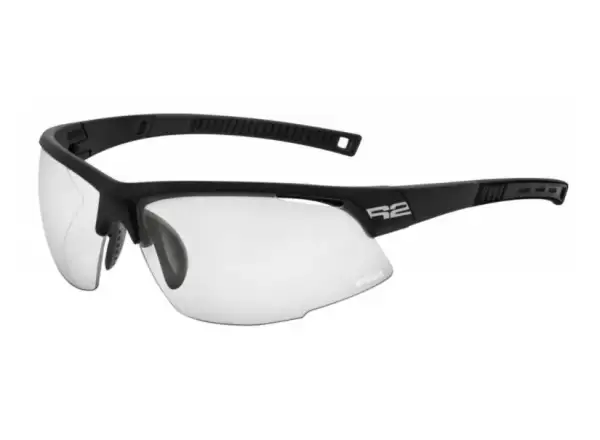 R2 Racer sports glasses matte/black/clear grey lenses