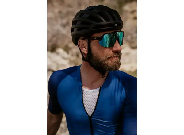 Force Script men's jersey short sleeve blue
