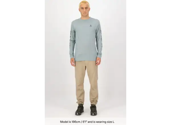 Mons Royale Icon Merino Classic men's long sleeve shirt Dew
