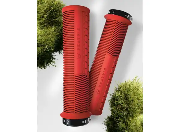 Peaty's Monarch Mushroom Thick grips Red