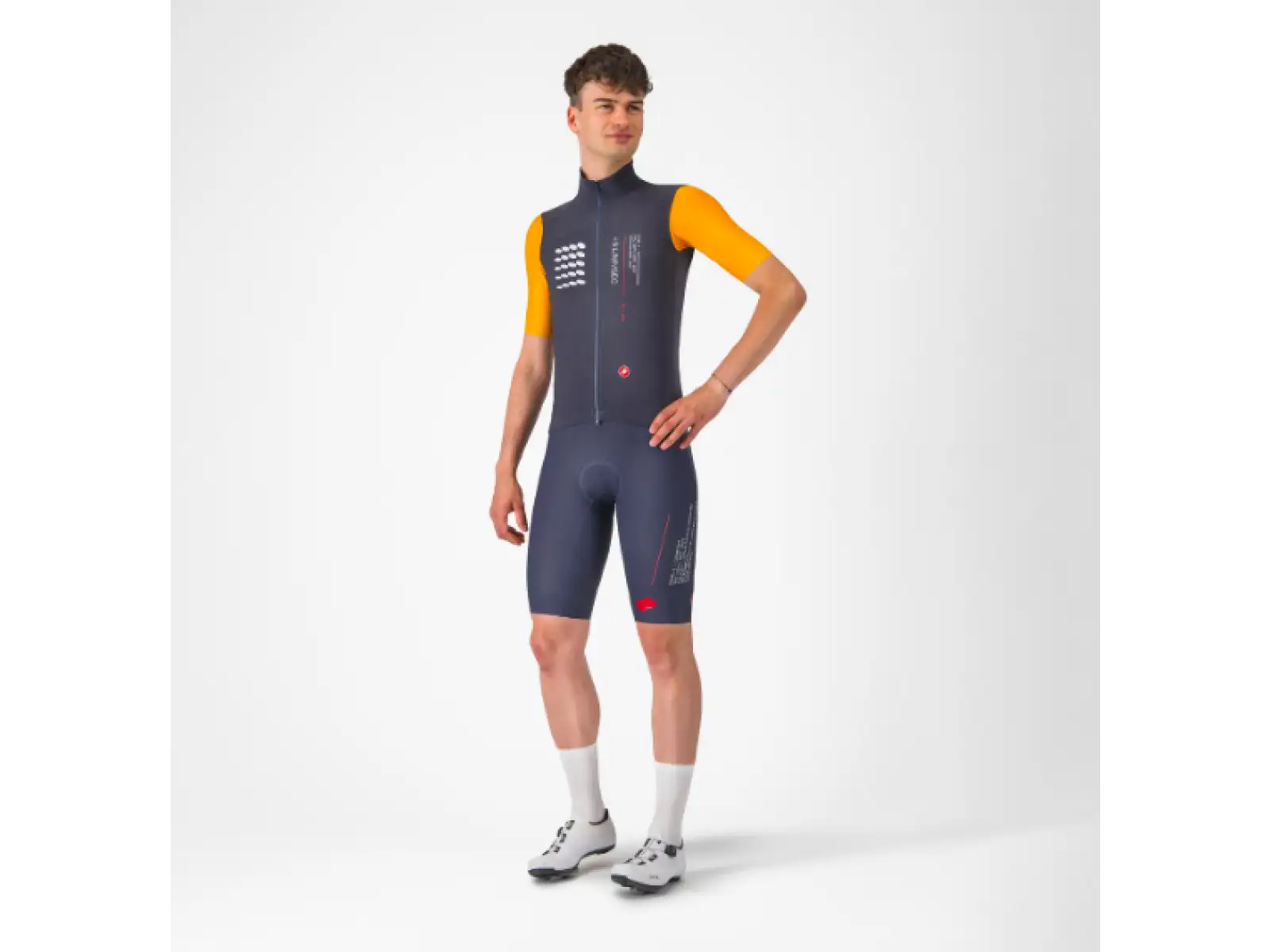 Castelli Espresso R-A/D men's vest Smoky Gray