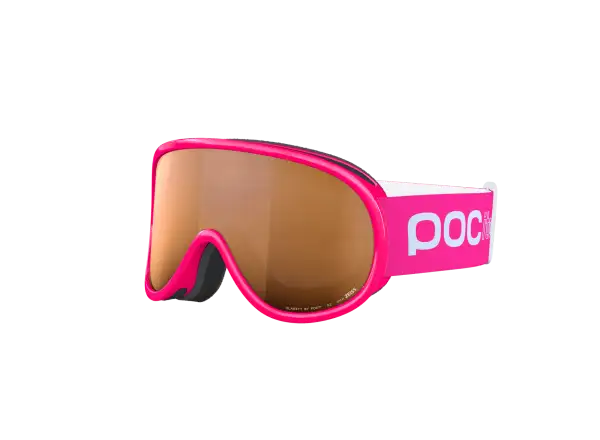 POC POCito Retina children's ski goggles Fluorescent Pink/Partly Sunny Light Orange