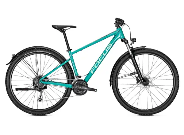 Focus Whistler 3.6 EQP DI 27.5" mountain bike Blue Green size S