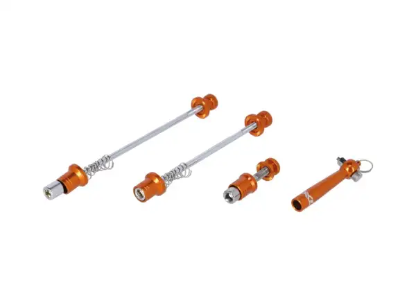 XLC QR-L08 quick release anti-theft set orange