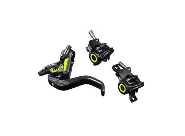 Magura MT8 SL 1-finger HC-Carbon PM FM set front and rear brakes