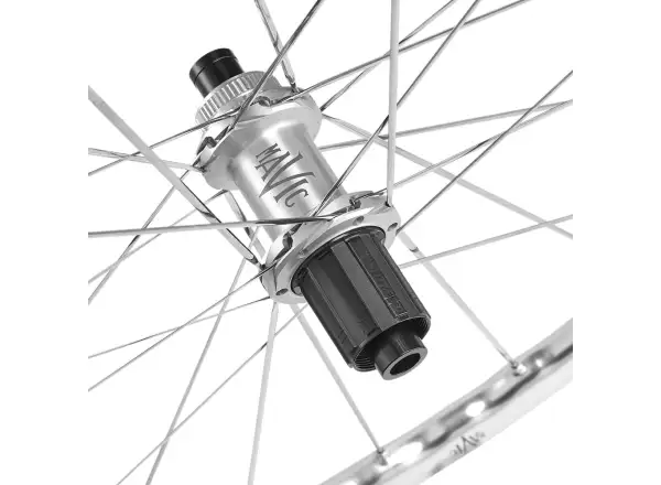 Mavic Ksyrium SL Heritage disc CL spoked wheels hub body Shimano HG11 silver
