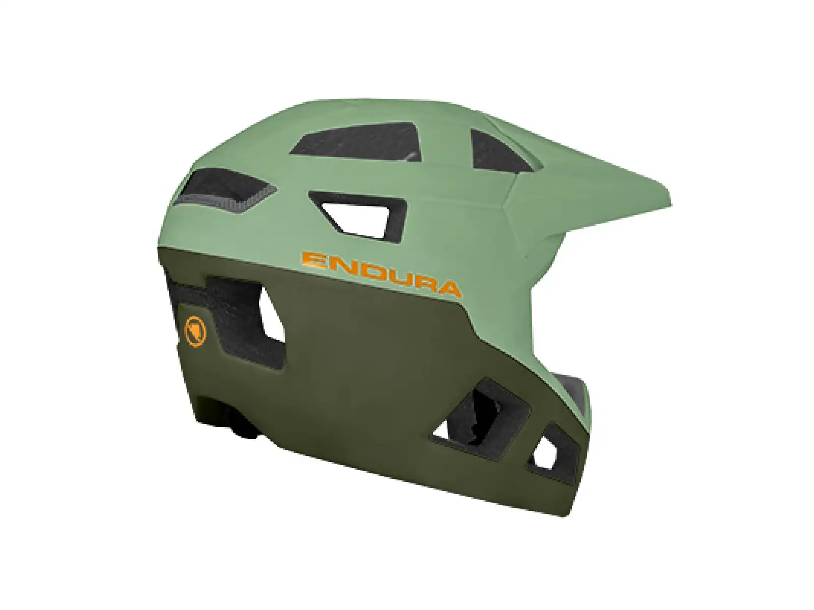 Endura SingleTrack Full Face MIPS helmet Olive Green