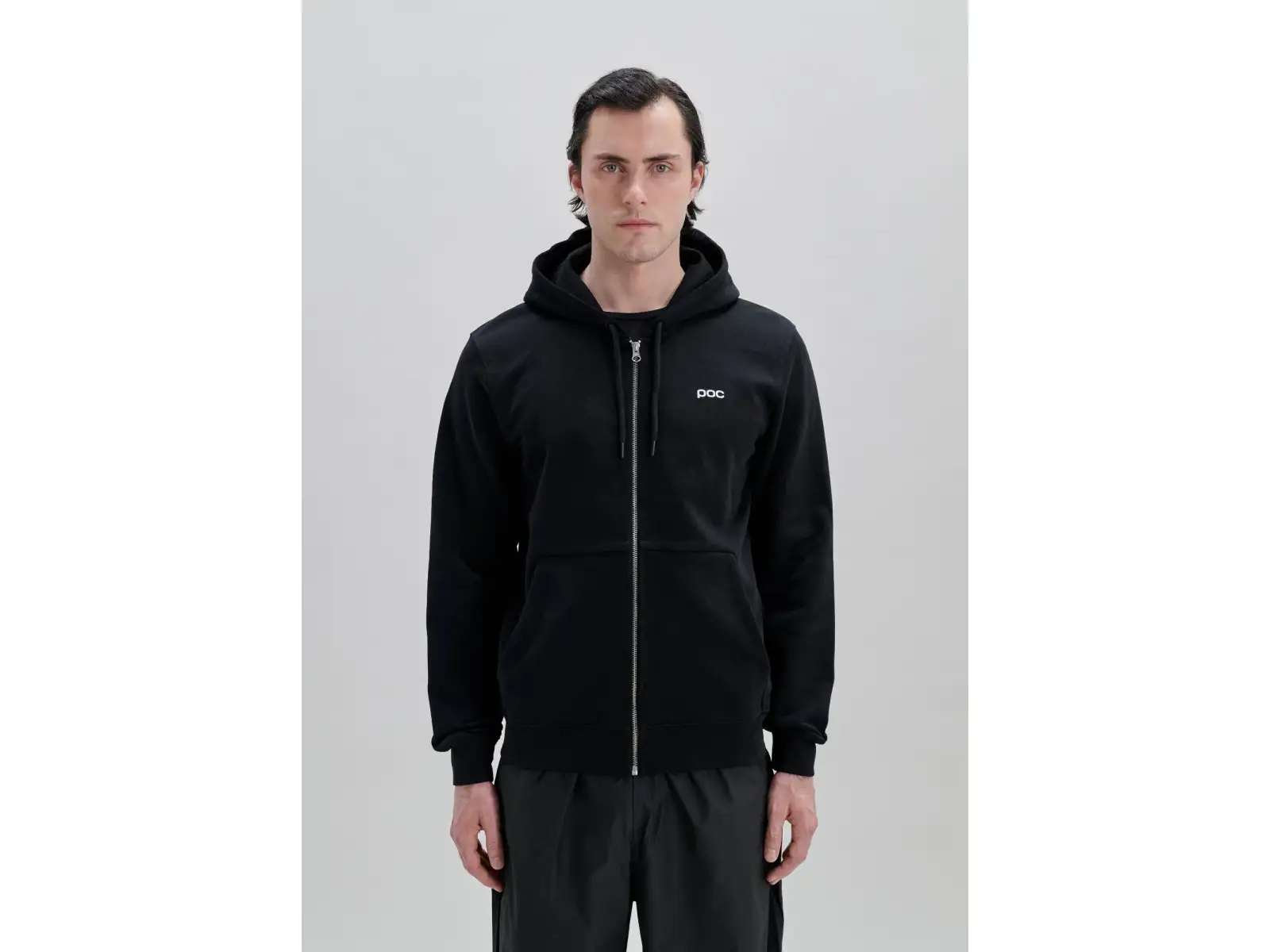 POC Zip Hoodie zip-up hooded sweatshirt Uranium Black