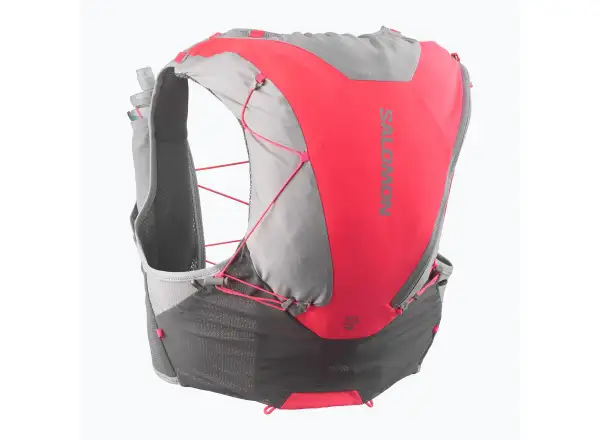 Salomon ADV Skin 12 Set running vest Castelrock/Alloy/Neon Flame