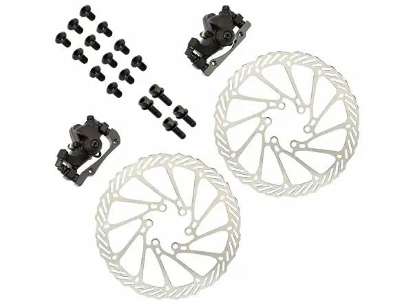 Max1 disc brakes with INTL 160mm rotors (set)