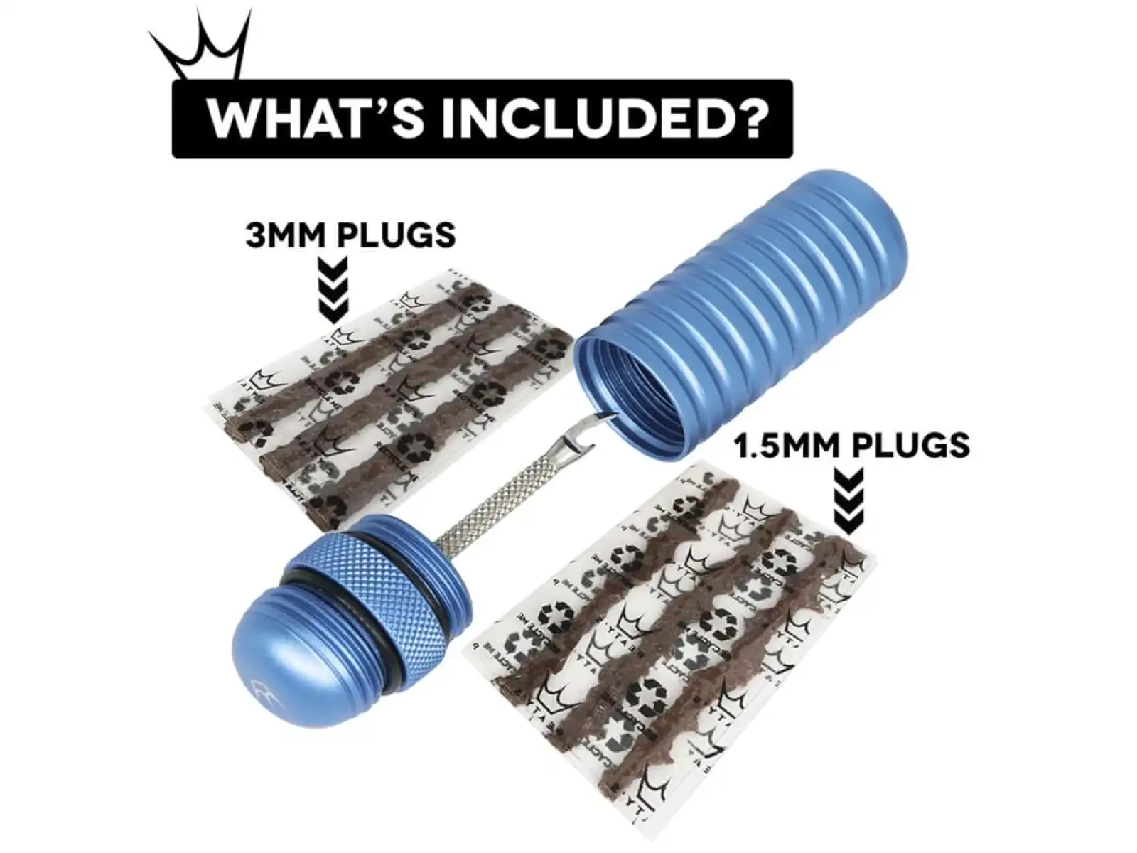Peatys Holeshot tubeless tire repair kit Emerald