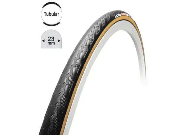 Tufo Elite Ride 23 road tubular 28"/23 mm black/beige