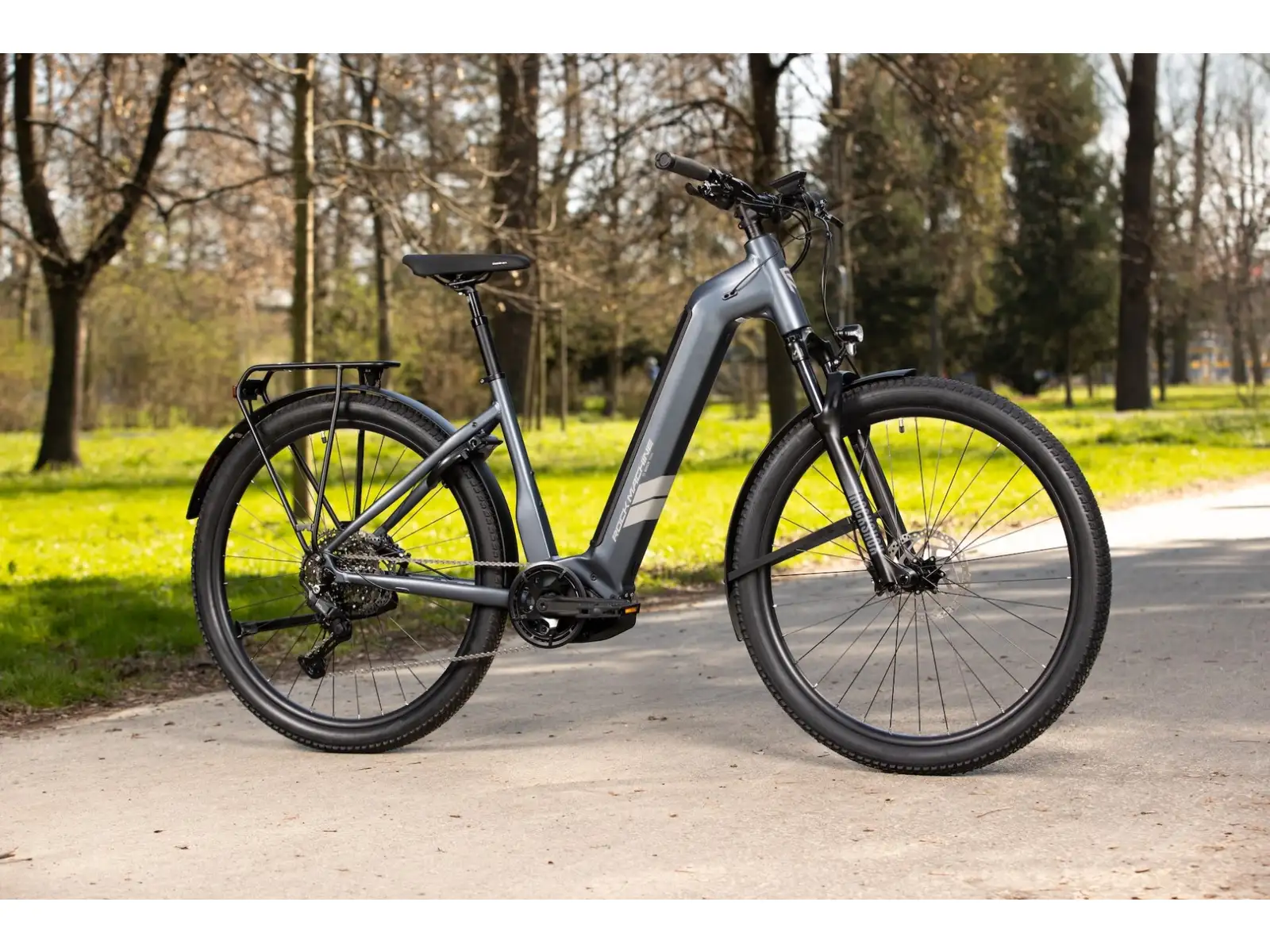 Rock Machine eRokk B90T low-entry e-bike Matte Nightstrom Blue