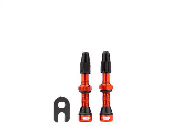 Tune Valve 35mm alu UST valve 2pcs red