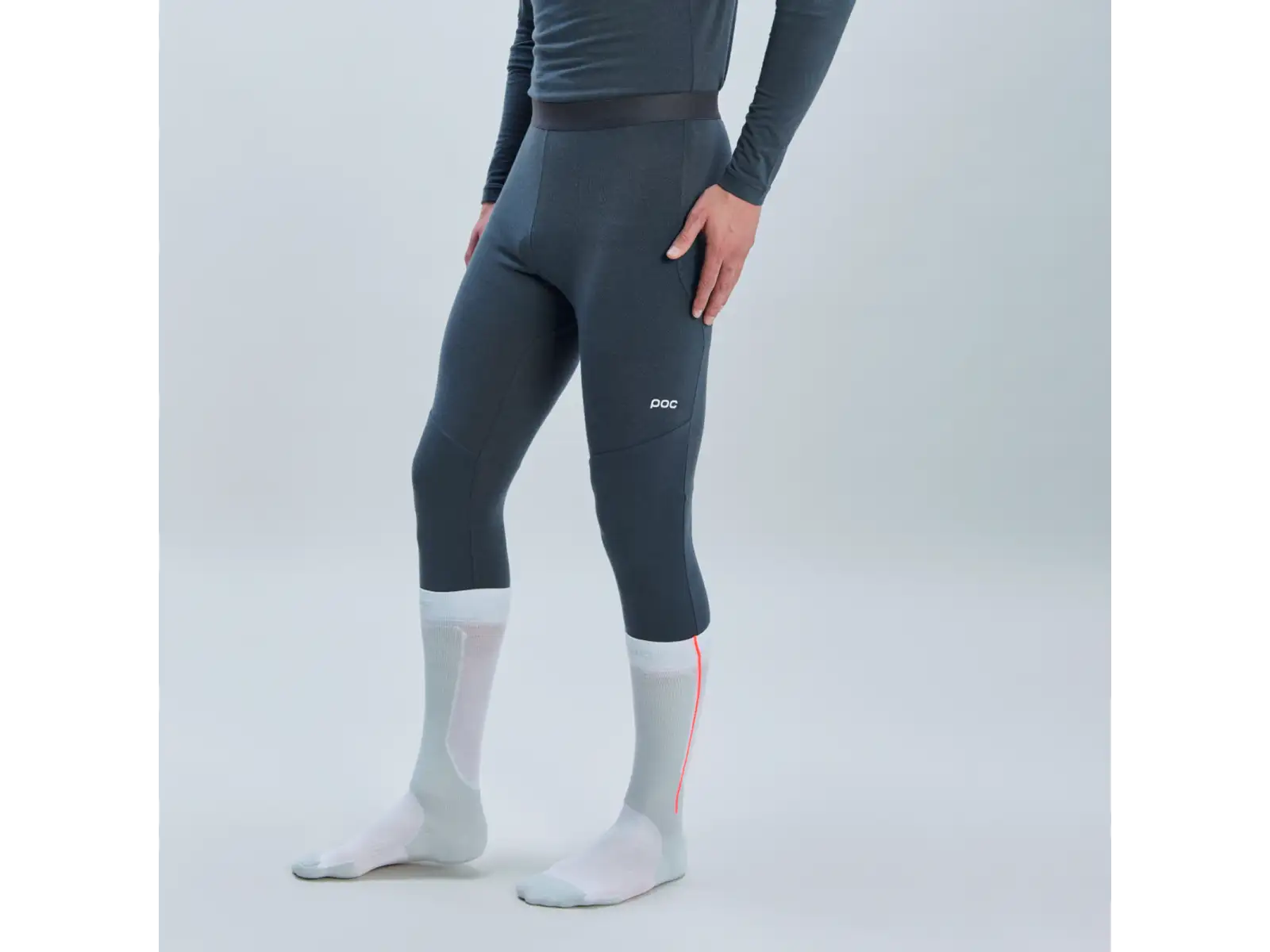 POC Layer Merino 3/4 men's base pants Sylvanite Grey
