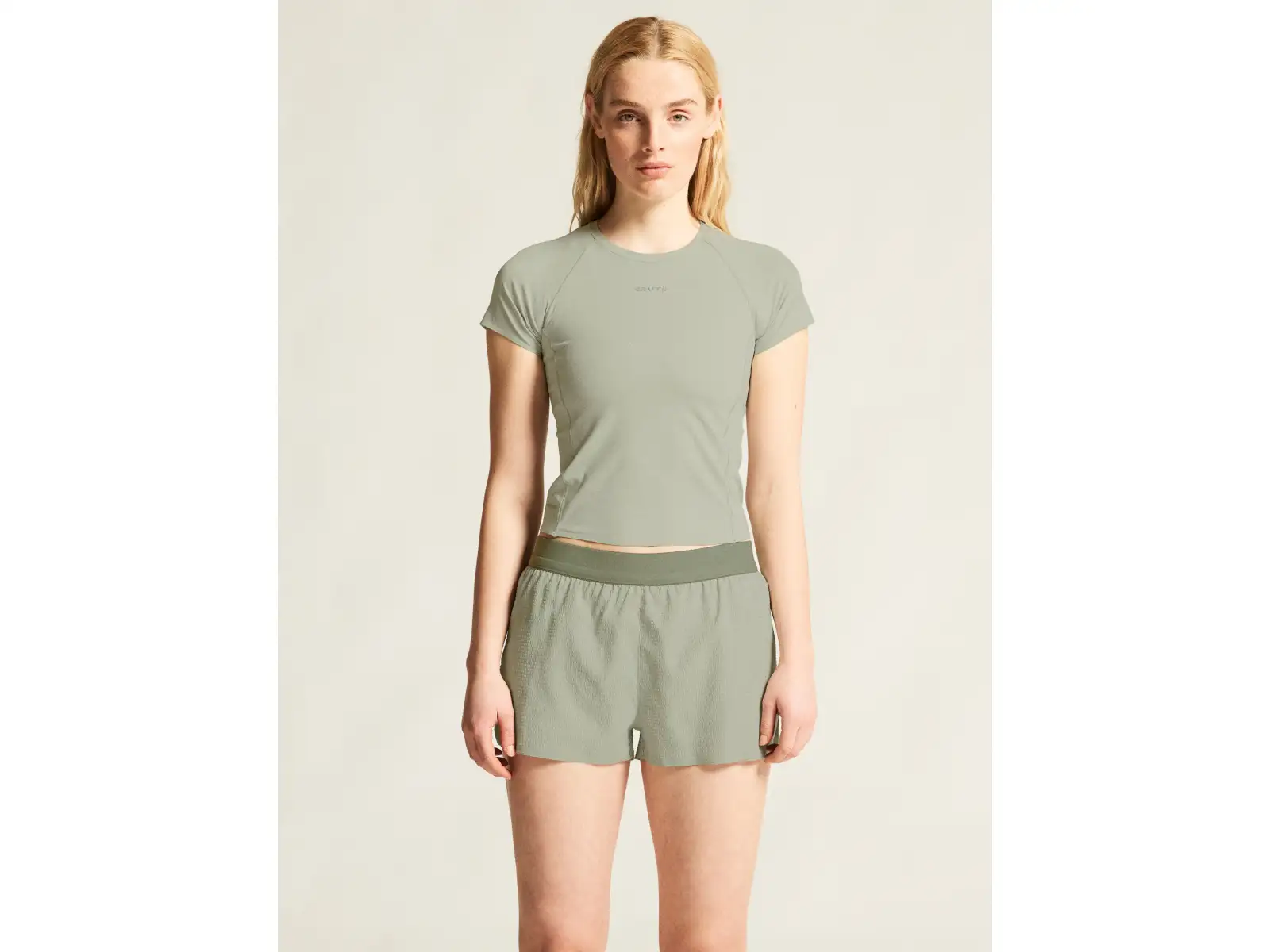 Craft Hypervent Cropped women's T-shirt grey