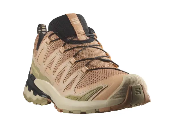 Salomon XA PRO 3D V9 women's running shoes Cork/Peach Fuzz/Sponge