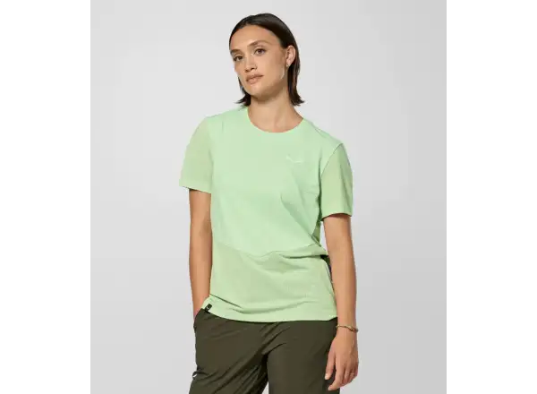 Salewa Dry'Ton Hybrid women's T-shirt short sleeve Pastel Green