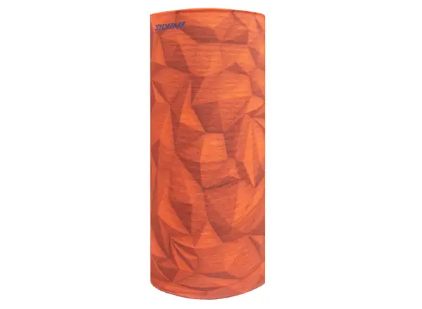 Silvini Motivo multifunctional scarf Orange/Navy size Uni