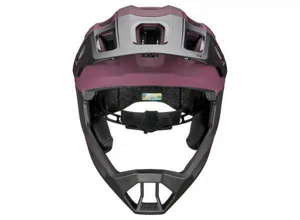Uvex React JR Fullface MTB helmet Cranberry matt