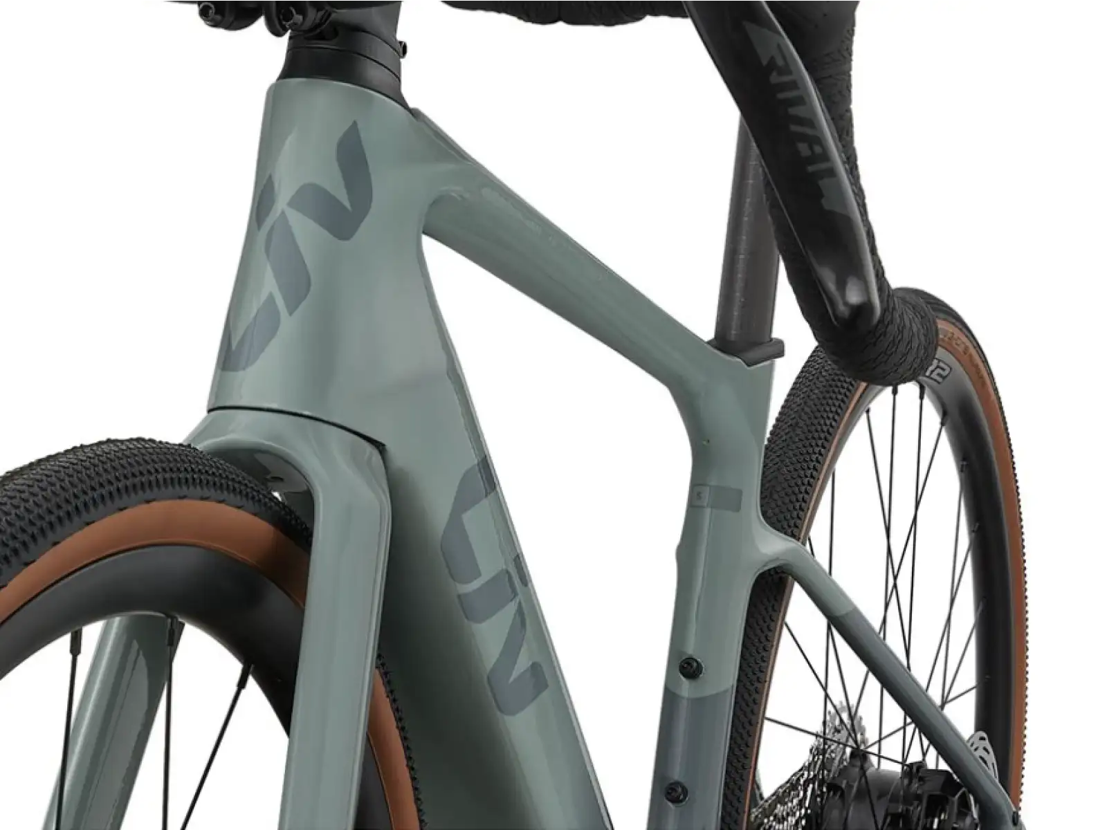 Liv Avail Advanced E+ Elite AR road e-bike Eucalyptus/Ocean Storm