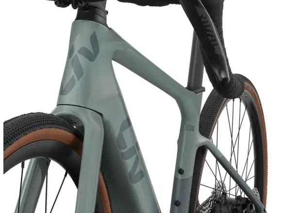 Liv Avail Advanced E+ Elite AR road e-bike Eucalyptus/Ocean Storm