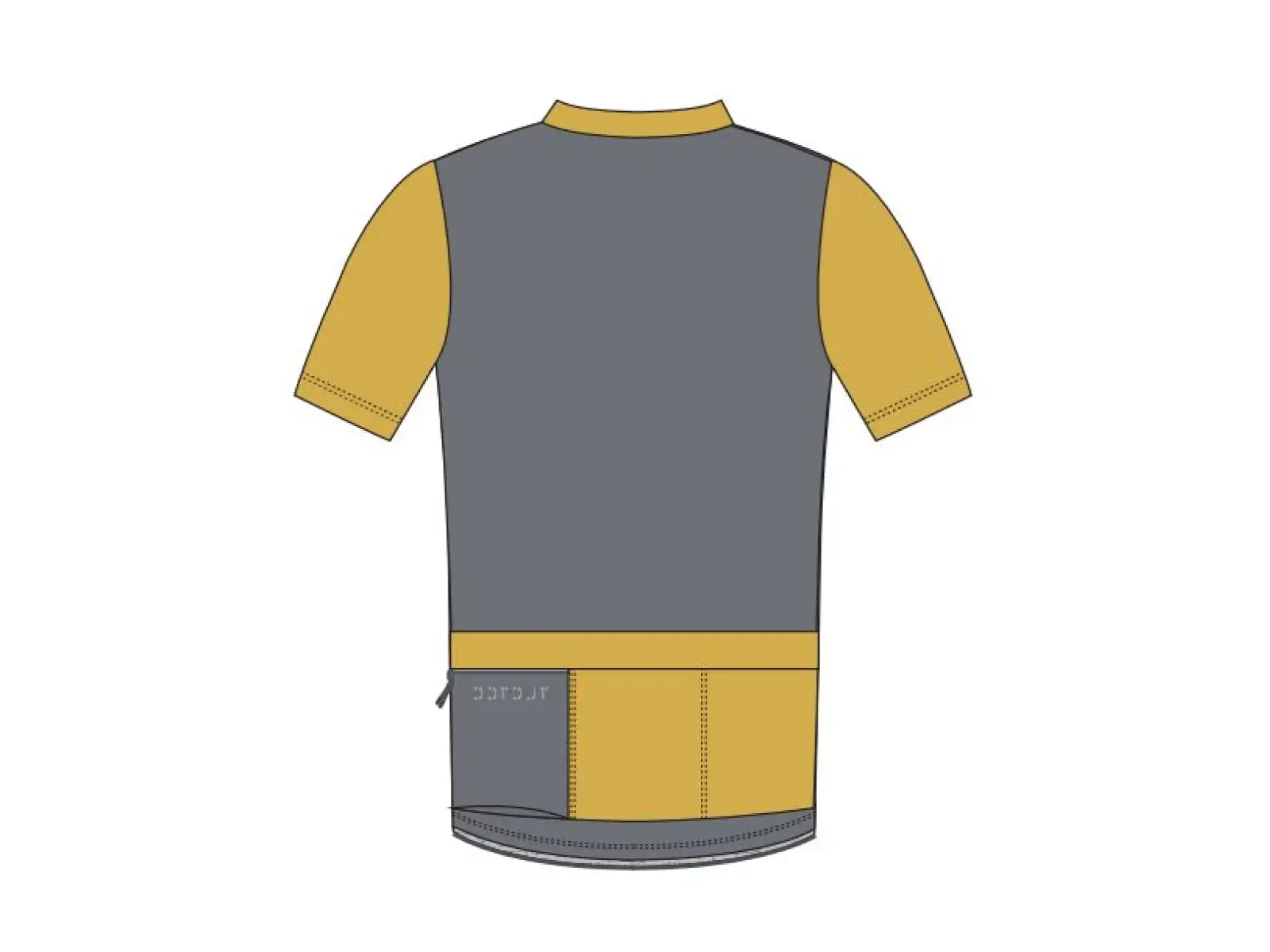 Dotout Stone men's jersey short sleeve Ocra Yellow