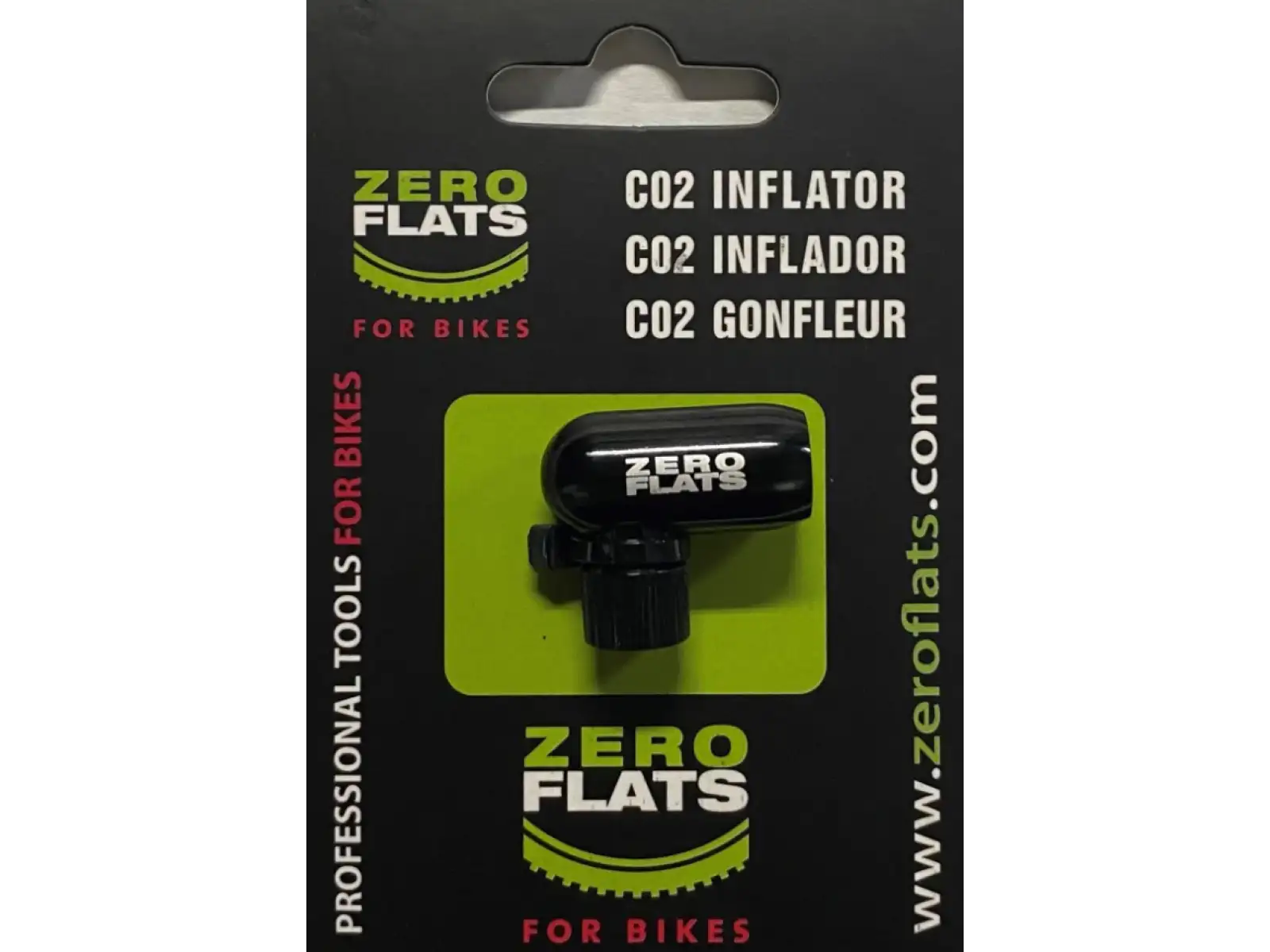 Zeroflats CO2 cartridge inflator