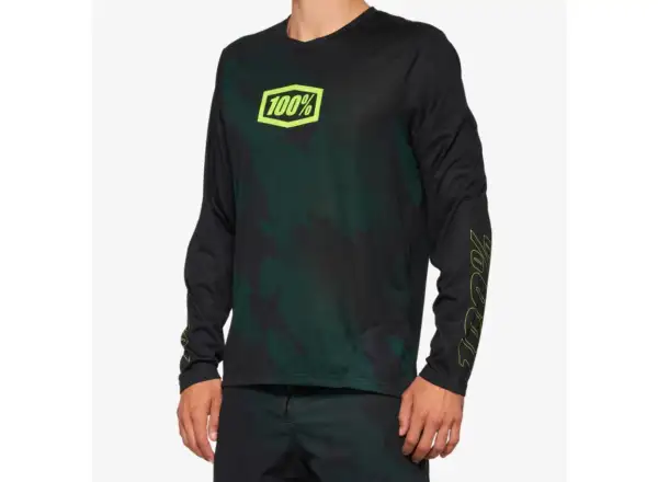 100% Airmatic LE Long Sleeve Jersey Men Black Camo