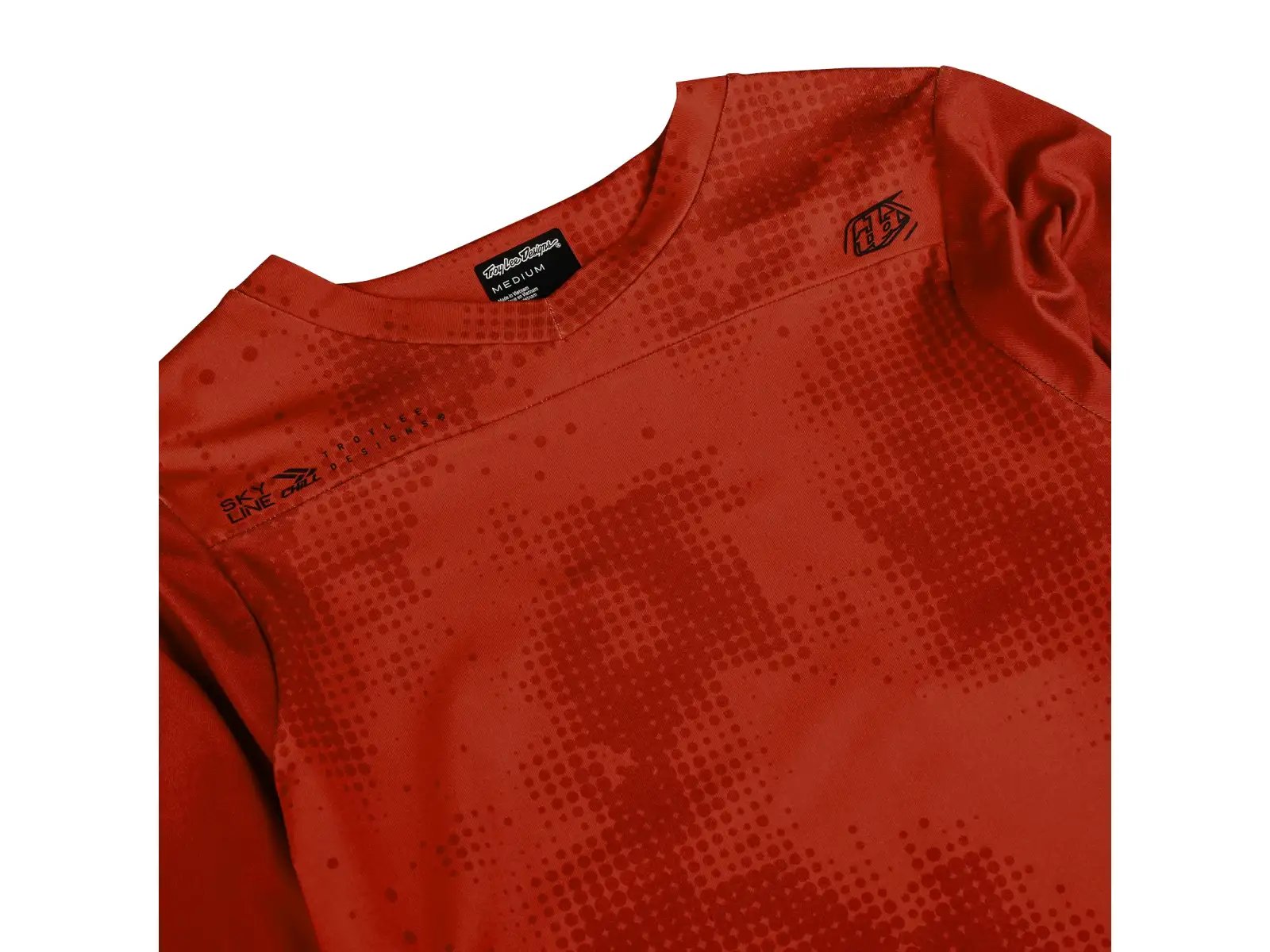 Troy Lee Designs Skyline Chill men's jersey long sleeve Scattered Fire Orange