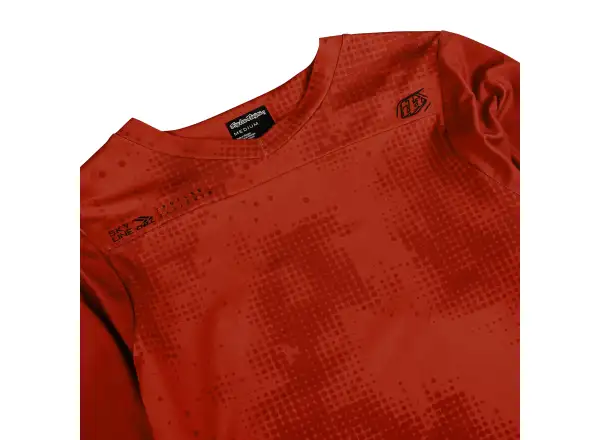 Troy Lee Designs Skyline Chill men's jersey long sleeve Scattered Fire Orange