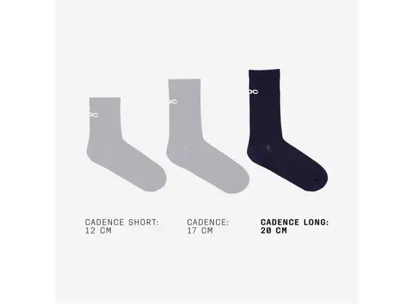 POC Cadence Road Long socks Uranium Black