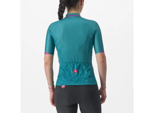Castelli Pezzi women's jersey short sleeve Quetzal Green