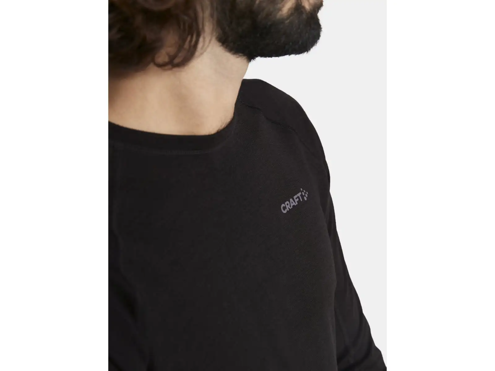 Craft ADV Wool Merino men's long sleeve shirt black