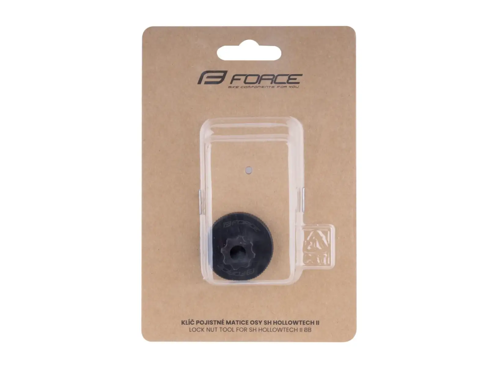 Force wrench for the locknut of the Shimano Hollowtech II axle
