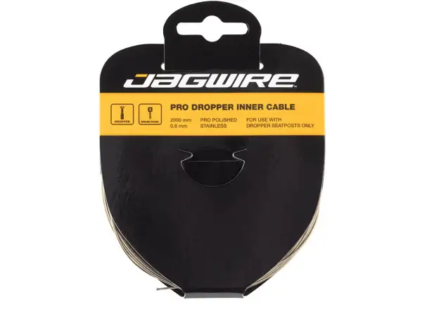 Jagwire Dropper Inner Cable Pro Polished Stainless dropper seatpost cable 0.8x2000mm